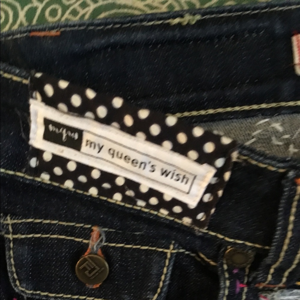 CUSTOM MADE JEANS “MY QUEENS WISH” ON ETSY - Picture 4 of 7